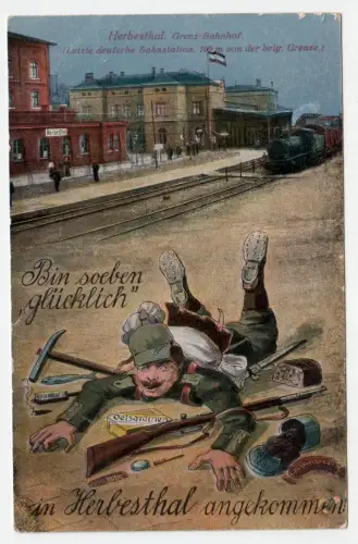 Herbesthal. Grene-Bahnhof. 