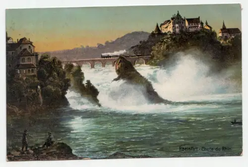 Rheinfall - Chute du Rhin. jahr 1909