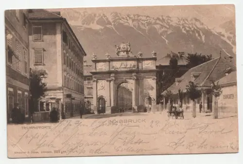 Innsbruck. Triumphpforte. circa 1910
