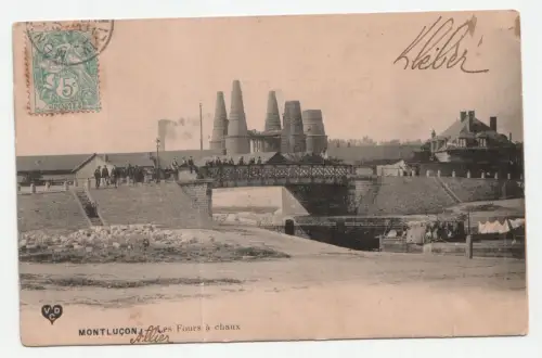 Montlucon. Les Fours a chaux.