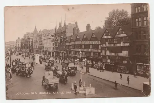 London. Old Houses, Staple Inn. Holborn.