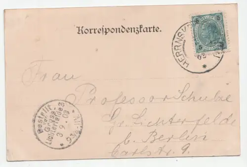 Edmundsklamm (Böhm. Schweiz). jahr 1903