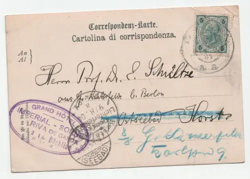 Riva am Gardasee. jahr 1904