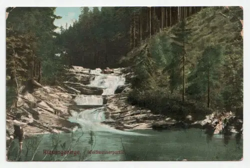Riesengebirge. Weisswasserpartie. // Alte Ansichtskarte