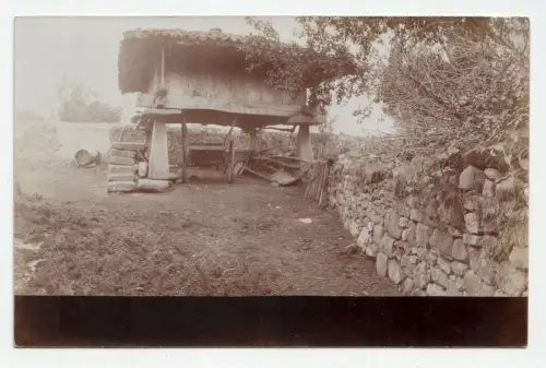 Alte Postkarte aus Spanien, Zur Identifizierung