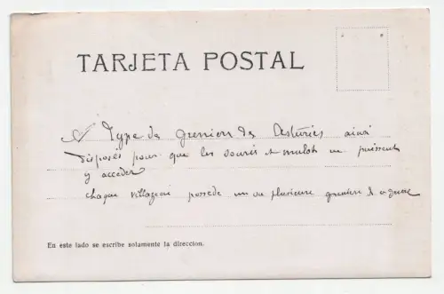 Alte Postkarte aus Spanien, Zur Identifizierung