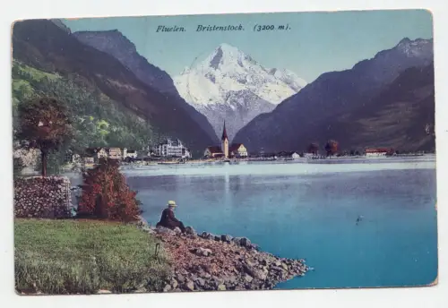 Fluelen. Bristenstock. (3200 m). jahr 1913