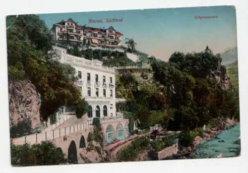 Meran, Südtirol. Gilfpromenade. jahr 1911