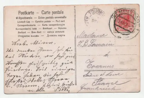 Österreich oder Deutschland, 1908, zur Identifizierung, stempel Neustadt