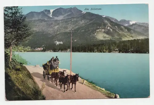 Am Silsersee. jahr 1912