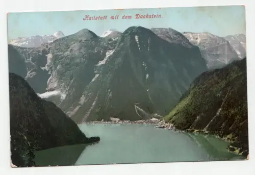 Hallstatt mit dem Dachstein.