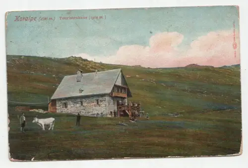 Koralpe (2141 m.) Touristenhaus (1962 m). circa 1913
