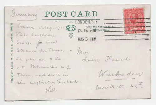 The Mansion House, showing Cheapside, London. jahr 1911