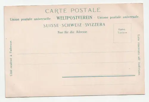 Strasse nach Amden. Hochwand. // Alte Ansichtskarte