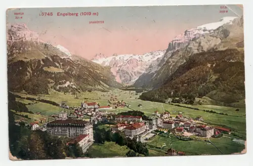 Engelberg (1019 m). jahr 1912