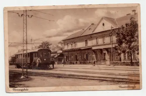 Veresegyhaz. Vasutallomas.