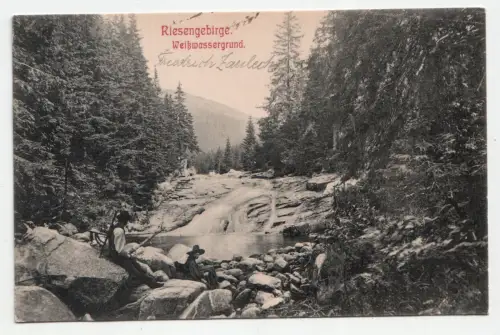 Riesengebirge. Weißwassergrund. jahr 1909