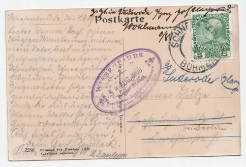 Riesengebirge. Weißwassergrund. jahr 1909