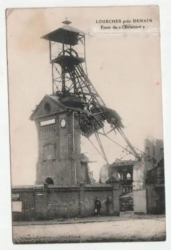 Lourches pres Denain. Fosse de l Eclaireur // Alte Ansichtskarte