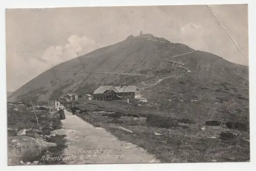 Riesengebirge. Riesenbaude & Schneekoppe. jahr 1909