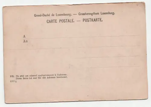 Luxembourg. // Alte Ansichtskarte