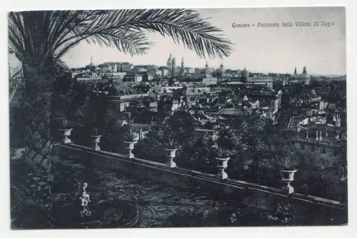 Genova. Panorama dalla Villetta Di Negro.