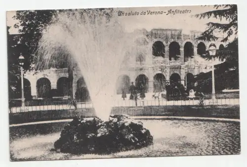 Un saluto da Verona - Anfiteatro. jahr 1908