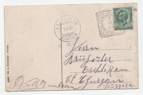 Un saluto da Verona - Anfiteatro. jahr 1908