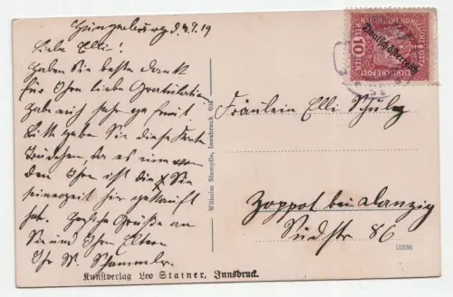 Mittenwaldbahn, Vorberg-Viadukt. jahr 1919