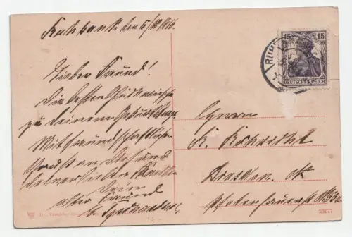 Riesengebirge. Partie im Melzergrund. jahr 1916