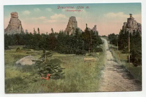 Dreisteine, 1204 m. Riesengebirge.