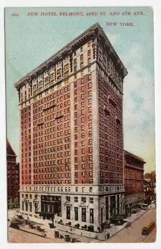 New Hotel Belmont. New York.