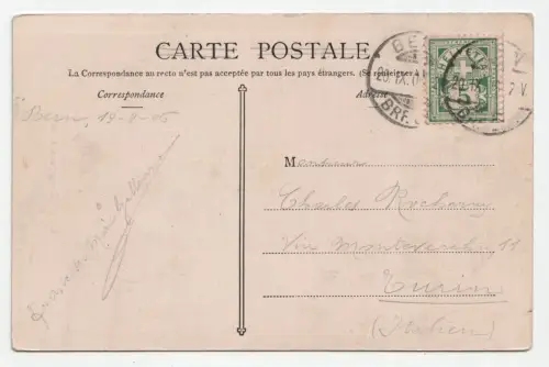 Bern - Zeitglockenturm. jahr 1906