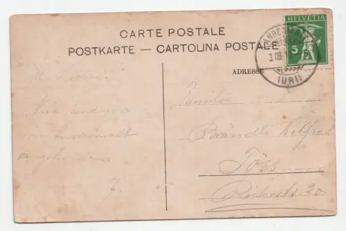 Der Reussfall in der Schöllenen. jahr 1910