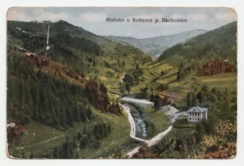 Hutisko u Roznova p. Radhostem. // Alte Ansichtskarte
