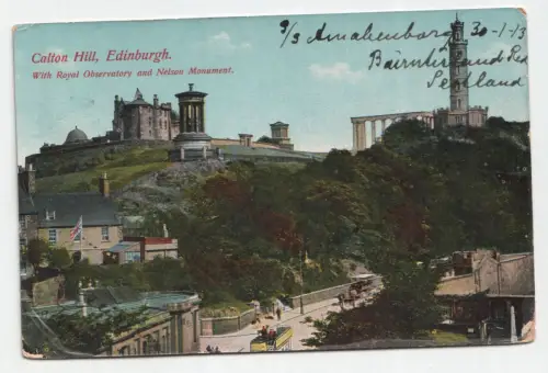 Calton Hill, Edinburgh. jahr 1913