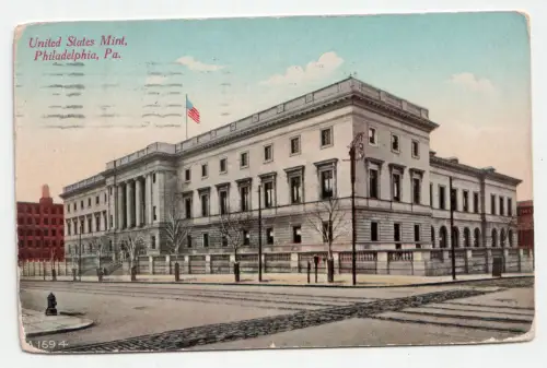 United States Mint. Philadelphia, Pa. jahr 1913