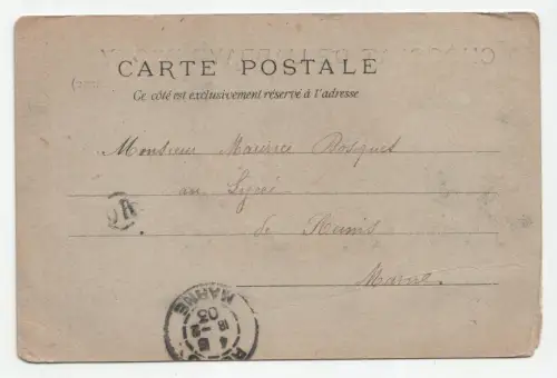 Vue du Trocadero. Marne. jahr 1903