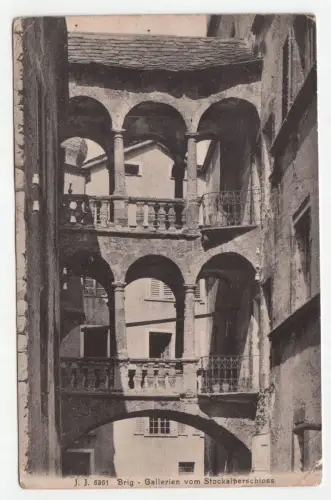 Brig - Gallerien vom Stockalperschloss.