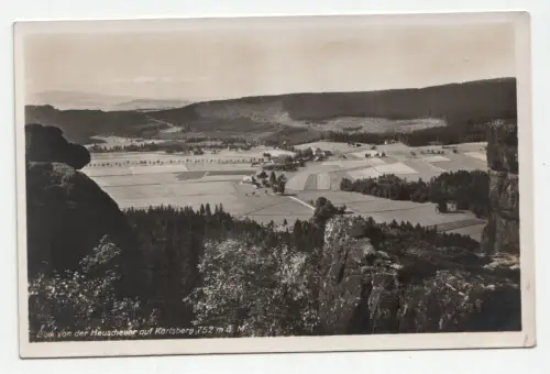 Blick von der Heuscheuer auf Karlsberg