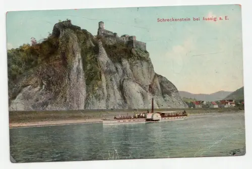 Schreckenstein bei Aussig. jahr 1910