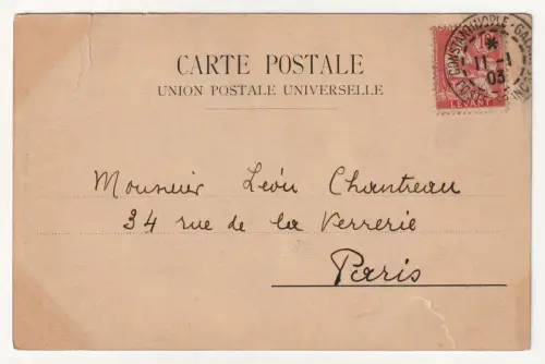 Constantinople. Pont de Galata. jahr 1903