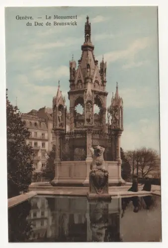 Geneve - Le Monument du Duc de Brunswick
