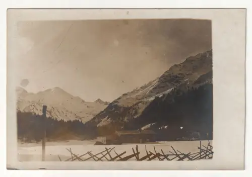 Österreich, Berge, alte Postkarte, Zur Identifizierung, jahr 1919