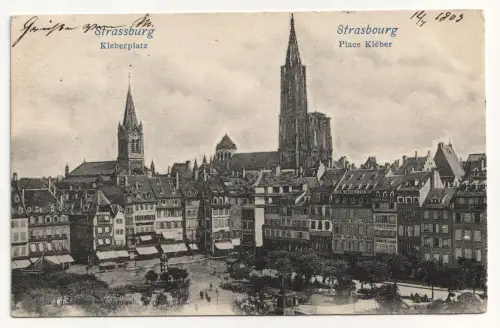 Strassburg. Kleberplatz. jahr 1903