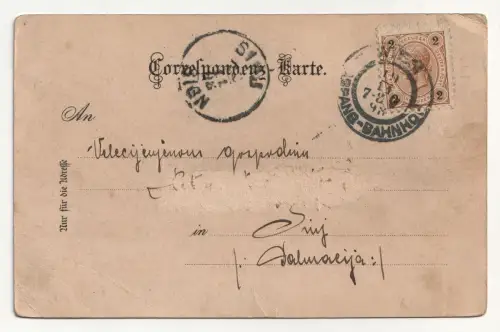 Gruss aus Wien. Reichsrathsgebäude. jahr 1898