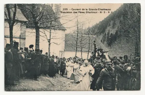 Couvent de la Grande-Chartreuse. Expulsion des Peres Chartreux.