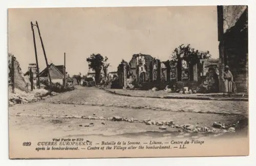 Guerre Europeenne - Bataille de la Somme.