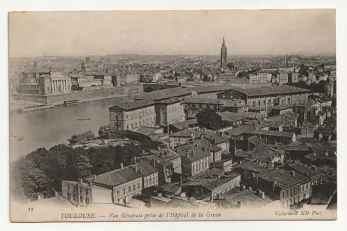 Toulouse. Vue Generale prise de l Hopital de la Grave.