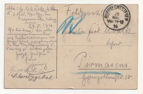 Dolomitsäule Langen-Stein, 534 m. jahr 1916